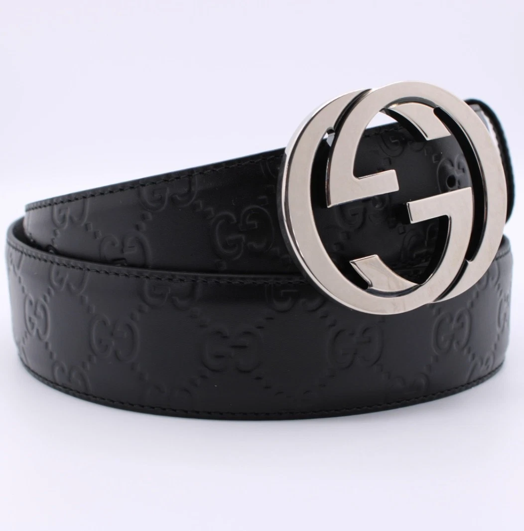 Gucci Interlocking Belt In Men's Belts for sale | eBay