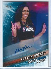 2019 Topps WWE Smackdown Live Peyton Royce 59/99 Auto Card #39