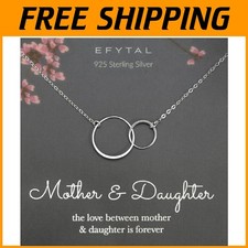 Mother Daughter Necklace Set - Sterling Silver