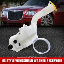 FOR 06-08 CHRYSLER 300 WINDSHIELD WASHER FLUID RESERVOIR TANK W/ LEVEL SENSOR