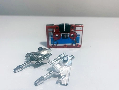 Rumble Cassette SILVER 100% Complete Vintage 1984 G1 Transformers Figure