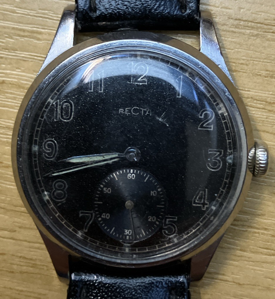 VINTAGE RECTA German Military Watch WWII