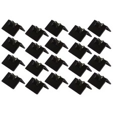 Steel Edge Protector w/ Rubber Coating on Back - 6in, 20PK