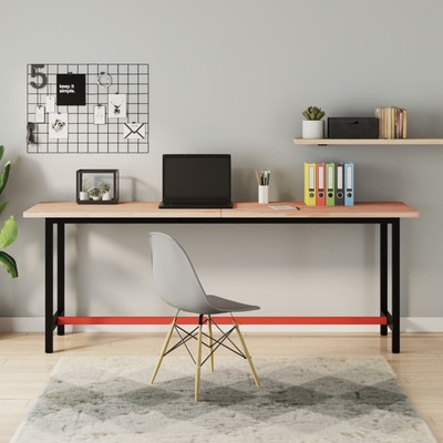 Werkbankplatte Arbeitsplatte Tischplatte Holzplatte Massivholz Buche vidaXL