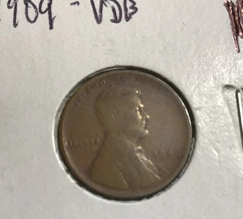 1909 VDB -P Lincoln Wheat Cent Penny good or better Condition