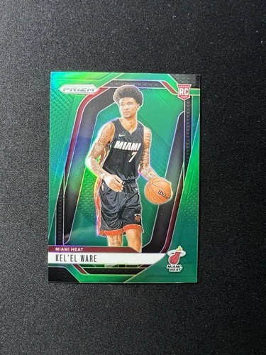 2024-25 Panini Prizm - Kel'el Ware #248 Green Prizm (RC) Rookie Milwaukee Bucks