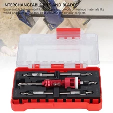 New Woodworking Countersink Drill Bits With Adjustable Depth Stop For