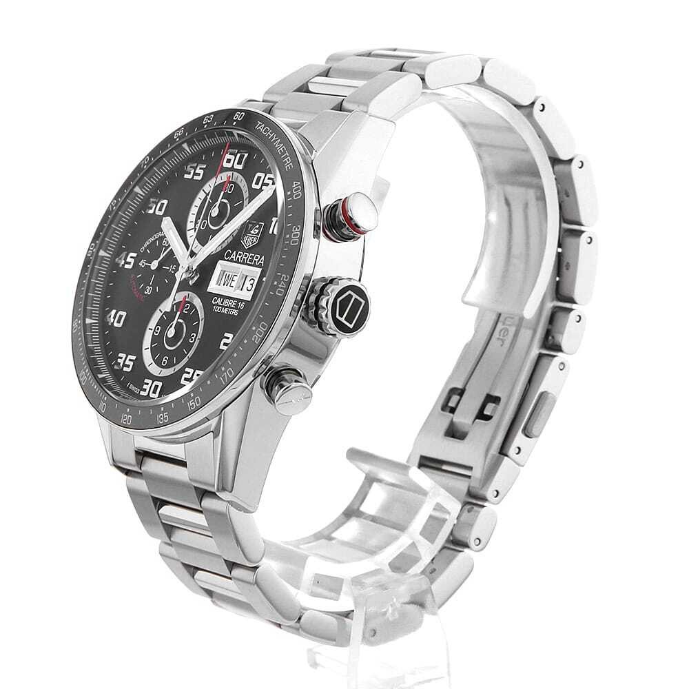 TAG Heuer Carrera CV2A1R Chronograph 100M Day-Date Black Dial Watch