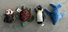 Lot 4 McDonald's National Geographic Kids Happy Meal Toys Penguin Whale Turtle