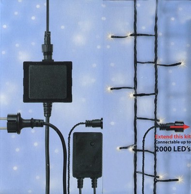 Kaemingk LED Starter Kit Transformer Controller 4 Set Christmas Lights Clear