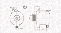 Magneti Marelli Lichtmaschine Generator Lima 063731444010 12V FüR Renault Kangoo