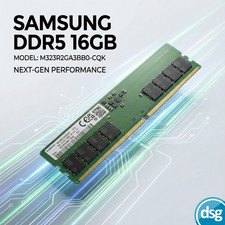Samsung 16GB DDR5 PC5-38400 4800Mhz 288 Pin DIMM CL38  1.1V ram memory module 