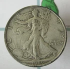 1919-D Denver Mint Walking Liberty Silver Half Dollar 50c Very Fine VF