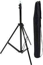 Aluminum Light Tripod Stand w/ Case, Adjustable 2.8-6.7 ft