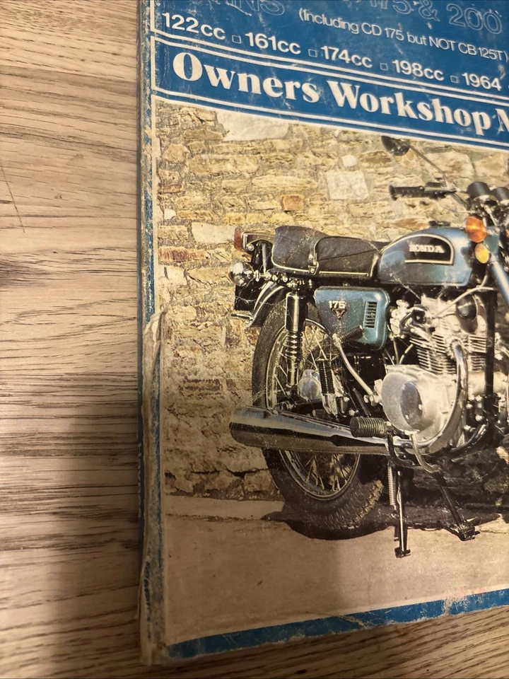 Honda CB125 160 175 200 Twins 1964 Onwards Haynes Workshop Manual 1975 - Image 2 of 4