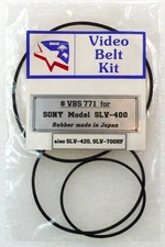 VCR Belt KIT for SONY SLV-400, SLV-420, SLV-700HF and likely SLV-720HF as well