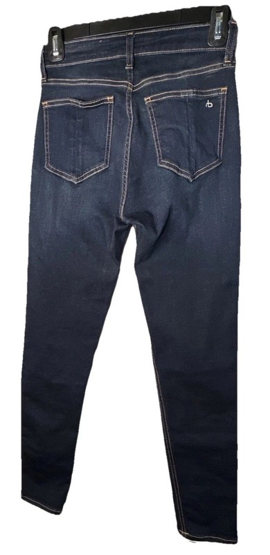 RAG & BONE NINA HIGH RISE ANKLE SKINNY JEANS IN CARMEN SIZE 24/00