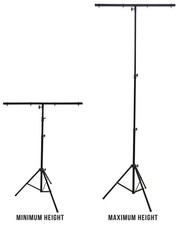Harmony Audio HA-TBARSTAND Pro DJ Lighting Tripod T-Bar Portable Light Stand