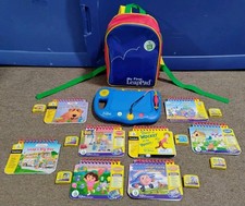 Vntg Leap Frog My First LeapPad Backpack & Ca...