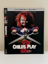 SCREAM FACTORY COLLECTORS EDITION CHILD  S PLAY 2 4K HD  BLU RAY SLIPCASE SLEEVE