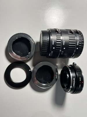 Adapter Für Sony NEX - Canon EOS Nikon F  + YC, Zwischenringe EOS Konvolut