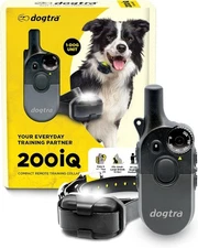 Dogtra 200iQ Compact Dog Training Collar 1-2 Dog 1/2 MIle Rechargeable FREE GIFT