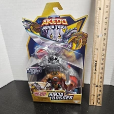 Legends Of Akedo Ninja Fury BOSSGOLDEN LION PRIDEHEART Ninja Bosses Figure NEW!