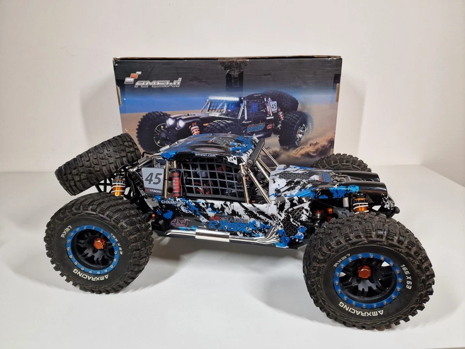 Amewi 22554 AMXRacing RXB7 Rc Buggy 1:7 4WD Brushless Blau OHNE REGLER / AKKUS! - Bild 2 von 4