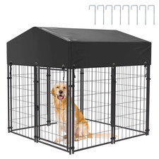 Large Dog Kennel Outdoor Dogs Welded Wire Kennels and Runs Crates for Yard with