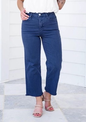 RFM Women's High Rise Straight Leg Denim Jeans