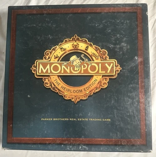 Monopoly Heirloom Edition Parker Brothers Vintage Board Game 1997 Complete