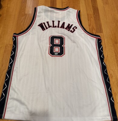 NBA New Jersey Nets Deron Williams Signed Authentic Jersey Psa