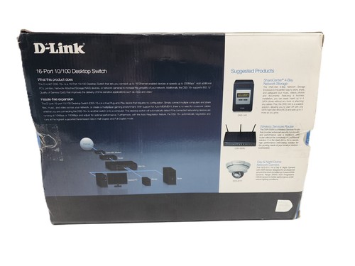 Commutateur de bureau D-Link 16 ports montable en rack DSS-16+ - Photo 2/8