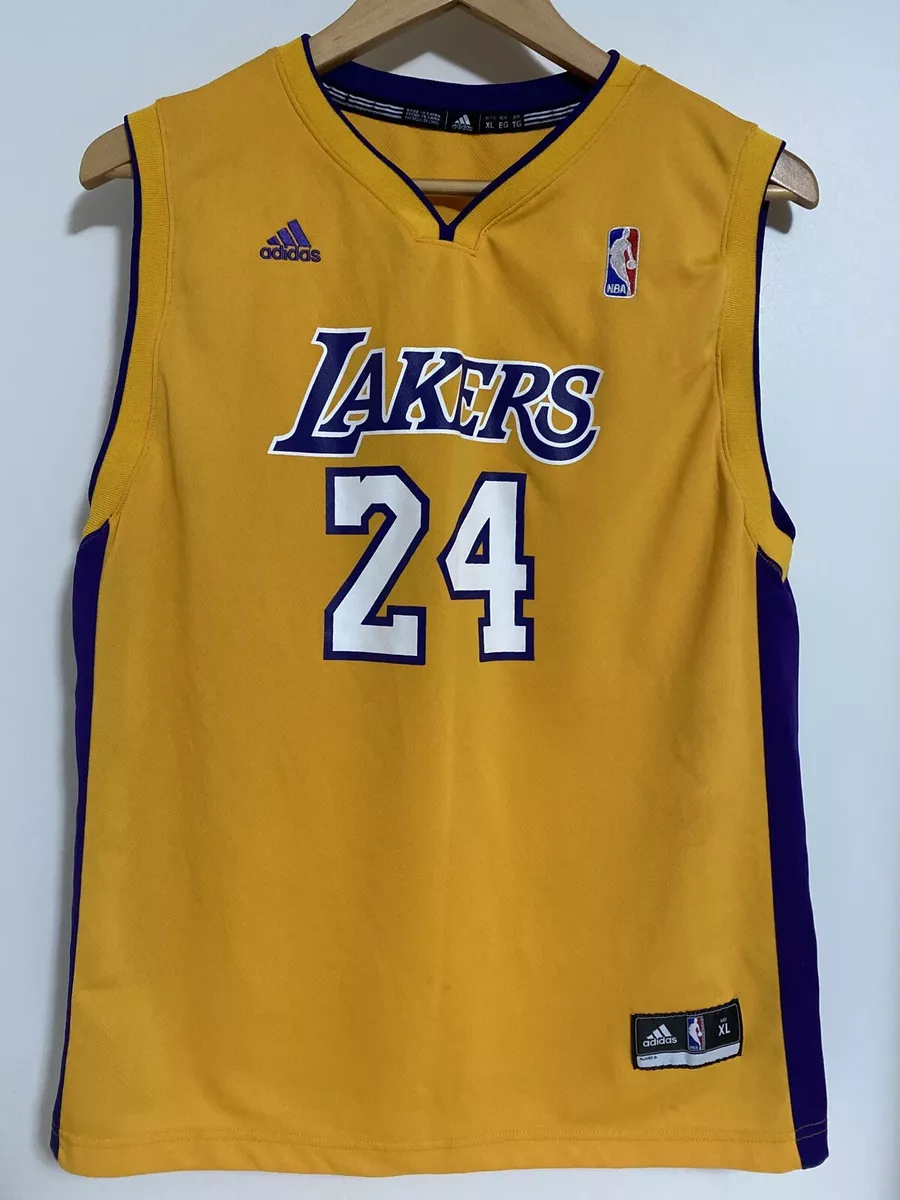 Adidas Authentic KOBE BRYANT #24 Los Angeles LA Lakers Jersey Size 56  basketball