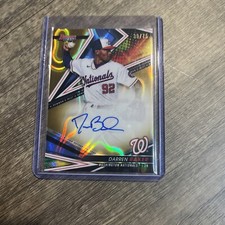 2022 Darren Baker Bowman’s Best Gold Lava Refractor Auto 30/75