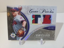 2006 Ultimate Collection Ultimate Game Patches Marcus Giles Braves Card #/50