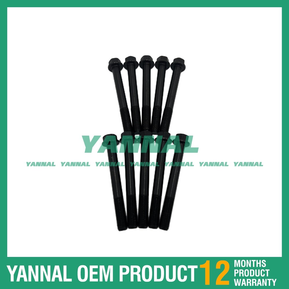For Isuzu Engine 4LE1 4LE2 Cylinder Head Bolts Fit EX55 ZX55UR