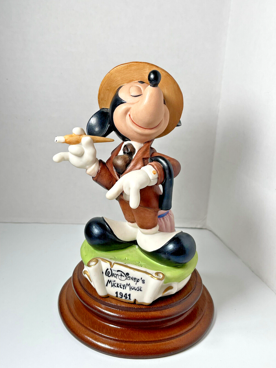 Mickey Mouse 1941 Capodimonte Disney Laurenz figurine + COA #2597