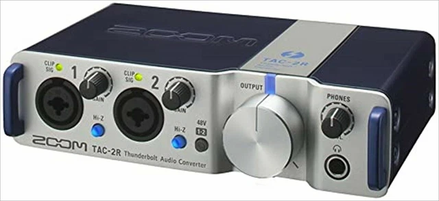 ZOOM interface audio TAC-2R Instrument de musique Argent