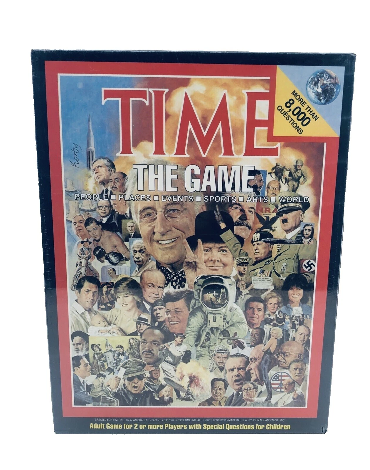 1983 Contemporary Manufacture Game Boards Games