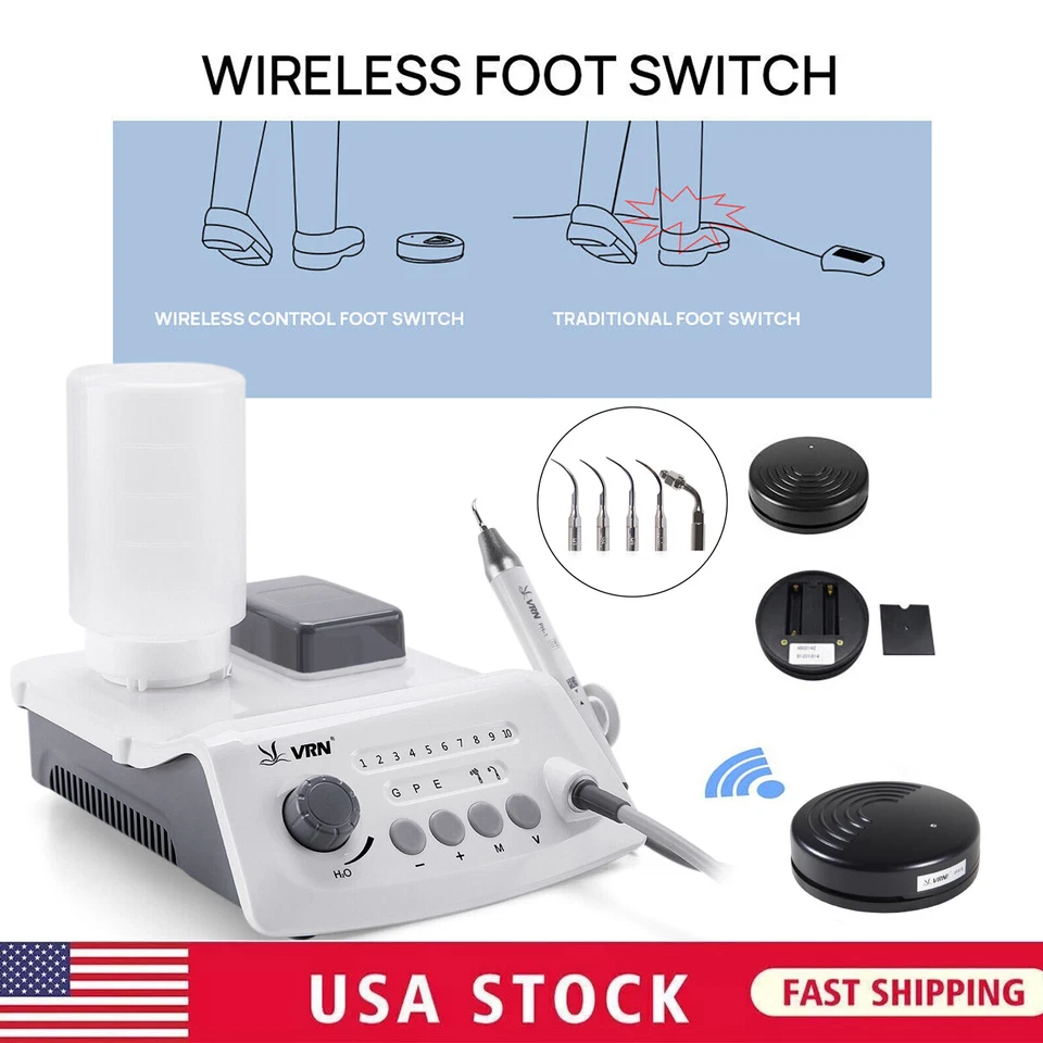 Garrafas de LED dental ultrassônicas piezoescaler peça de mão fit EMS cavitron Woodpecker - Imagem 2 de 4