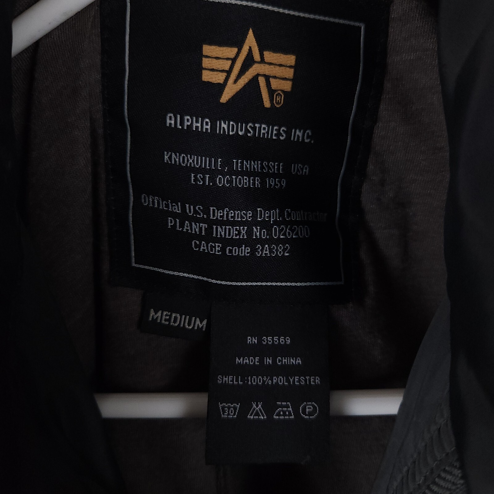 Alpha Industries Jacket Men Medium Gray Military … - image 7