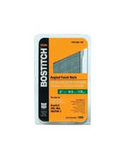 BOSTITCH Finish Nails, FN Style, Angled, 2-1/2-Inch, 15GA, 1000-Pack (FN1540-1M)