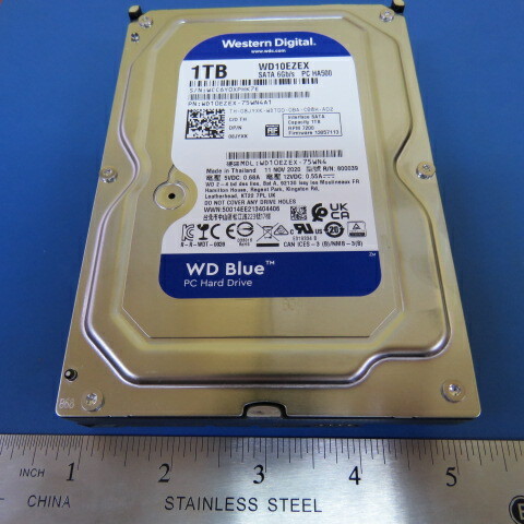 Western Digital WD10EZEX-75WN4A1 Qty of 1 per Lot WD Blue 1 TB