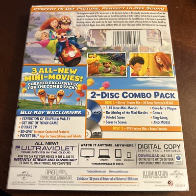 Dr. Seuss The Lorax (Blu-ray/DVD, 2012, 2-Disc Set, Includes