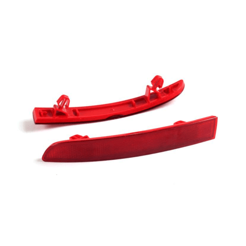 2Pcs Rear Bumper Tail Red Reflectors Cover Fit for VW Golf 5 MK5 R32 2006-2009 - Picture 12 of 15
