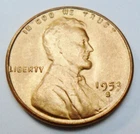 1953 S Lincoln Wheat Cent / Penny  AVE CIRCULATED  **FREE SHIPPING**