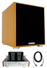 Rockville BluTube WD Bluetooth Tube Amplifier/Home Stereo Receiver 10" Subwoofer