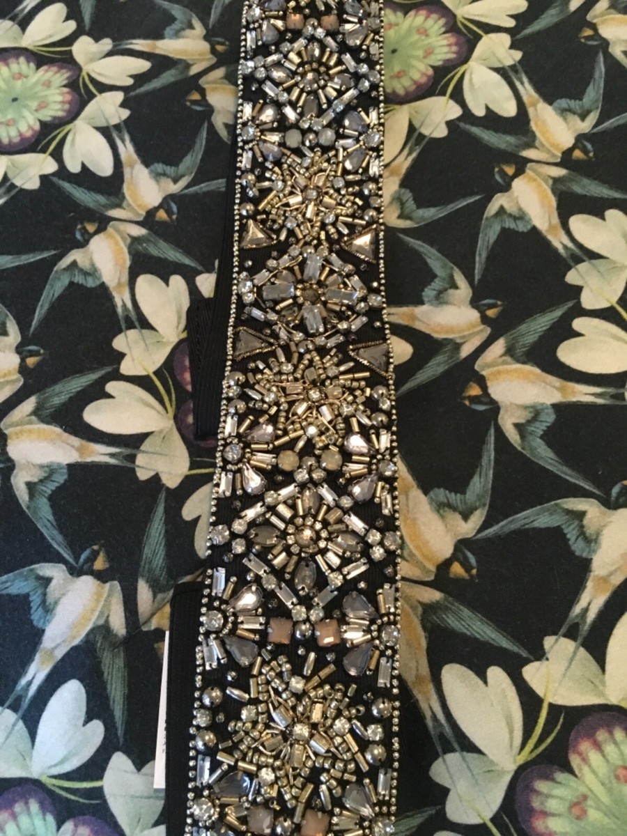 White House Black Market Gold and Silver Round Crystal Belt White House Black Market Gold Belts for Women | Mercari main image 2