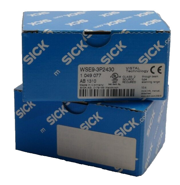 Sick Small Photoelectric Sensor Transmitter & Receiver 1 049 077 | WSE9-3P2430 | 1049077